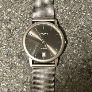 Skagen ultra thin dress watch - denmark titanium 170 lttm